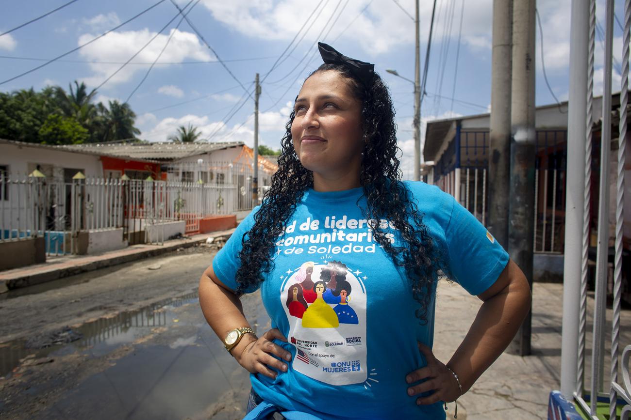 Mayerling Cordero, migrante venezolana.