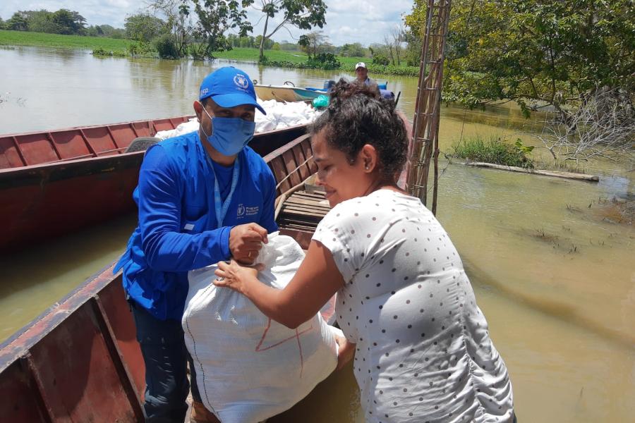 Mojana, wfp apoya los esfuerzos de asistencia humanitaria del país