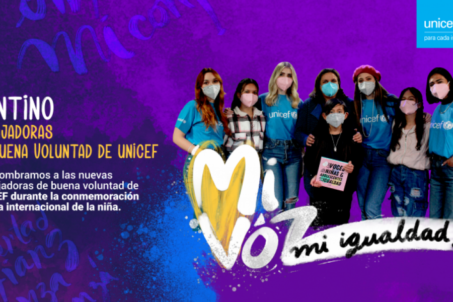 Ventino, nuevas Embajadoras de Buena Voluntad de UNICEF Colombia