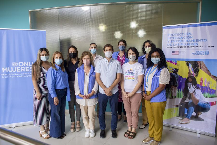 ONU Mujeres presenta en Barranquilla un modelo piloto para el fortalecimiento del enfoque de género en la atención a población migrante venezolana