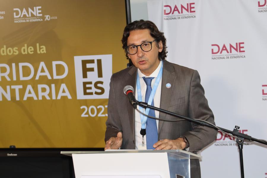 Agustín Zimmermann, representante de la FAO en Colombia