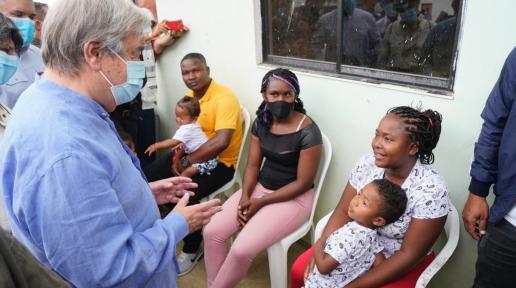 Antonio Guterres visita Tumaco y Apartado Colombia